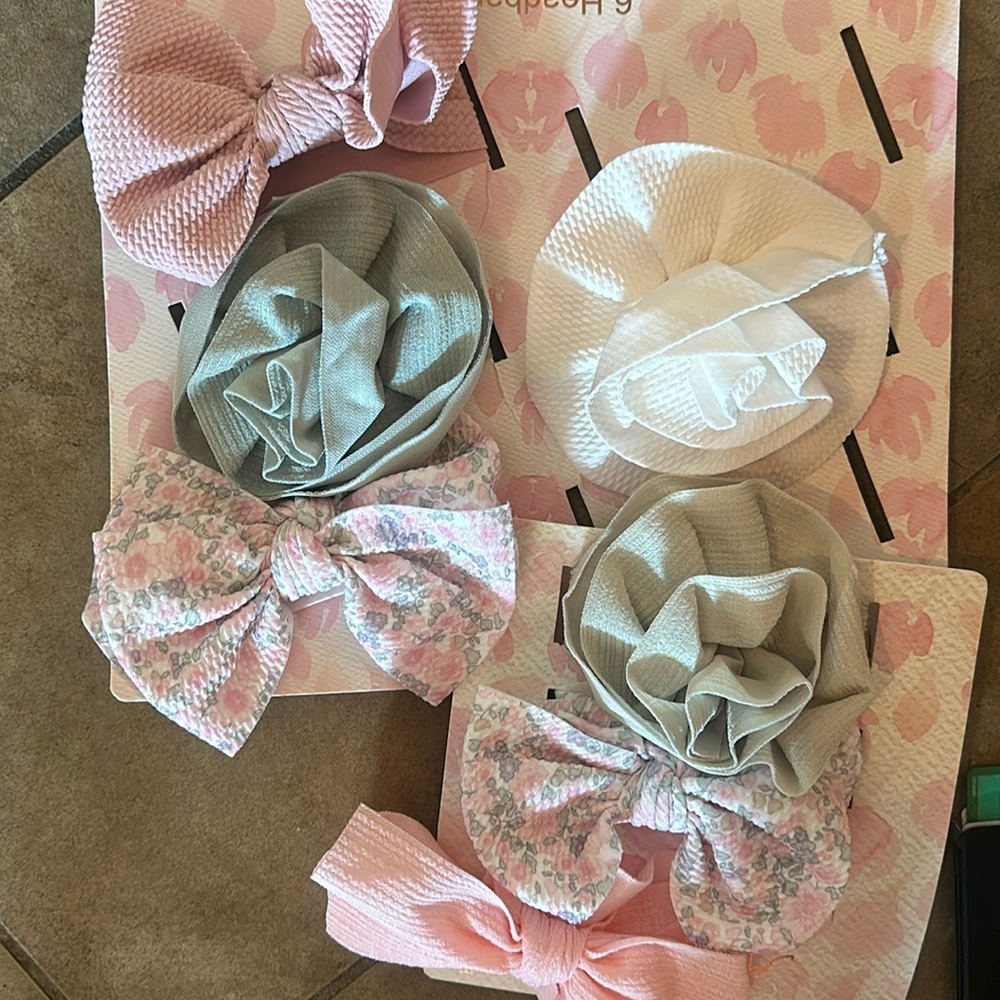 Baby hair bows, Ava Olivia bows